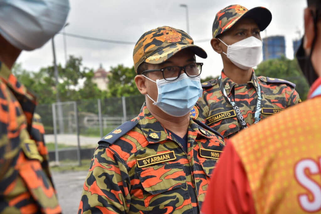 Wan Syariman ketika ditemui media.