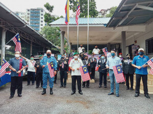 Program Merdeka@Komuniti diadakan di Laman Bestari, AU3, Setiawangsa, Kuala Lumpur.