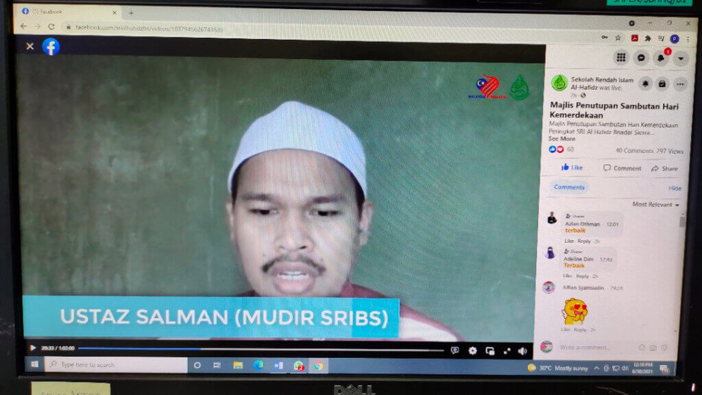 Salman ketika berucap pada program itu.