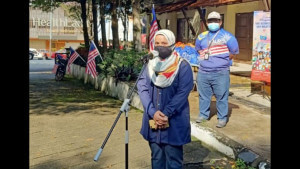 Penolong Pengarah Cawangan Perkhidmatan Komunikasi dan Pembangunan Masyarakat, JaPen WPKLP, Maria Che Mat Nawi@Muhammad Nawi merasmikan Program Merdeka@Komuniti.