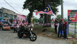 Kehadiran motosikal berkuasa tinggi Modenas Jaguh.