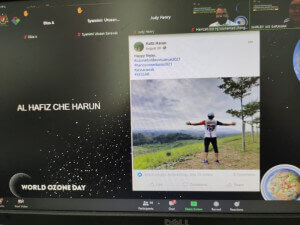 Al Hafiz Che Harun pemenang tempat pertama "Ozon For Life - Virtual Run".