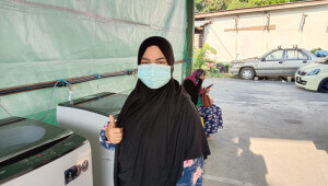 Norhafizah Alias mengharapkan perkhidmatan dobi percuma yang disediakan dimanfaatkan secara berhemah.