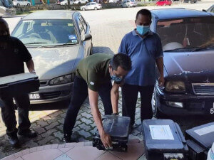 Antara e-waste yang dijual adalah mesin pencetak.