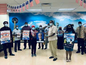 En R. Ganesh Rethanam bersama Komuniti Gabungan Persatuan India-India Negeri Melaka.