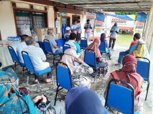 Penolong Pegawai Penerangan Nurul Ain Kamil memberikan ucapan dalam Program.