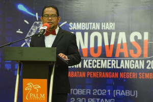 Ucapan aluan oleh Tuan Haji Shahnon, Pengarah JaPen Negeri Sembilan.