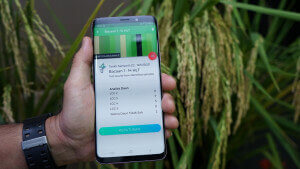 LCC juga membolehkan petani mengambil gambar pokok padi menggunakan telefon pintar yang mana keputusan analisis dapat diperoleh dengan kadar segera - Datuk Zahimi Hassan