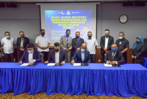 Majlis Menandatangani MOU Jalinan Kerjasama antara ASEAN Co-operative Organisation (ACO) Koperasi 1 Malaysia Berhad dan Paecel365 Sdn Bhd.