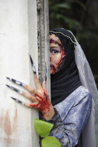 Hasil solekan Ghost Bride oleh salah seorang peserta.