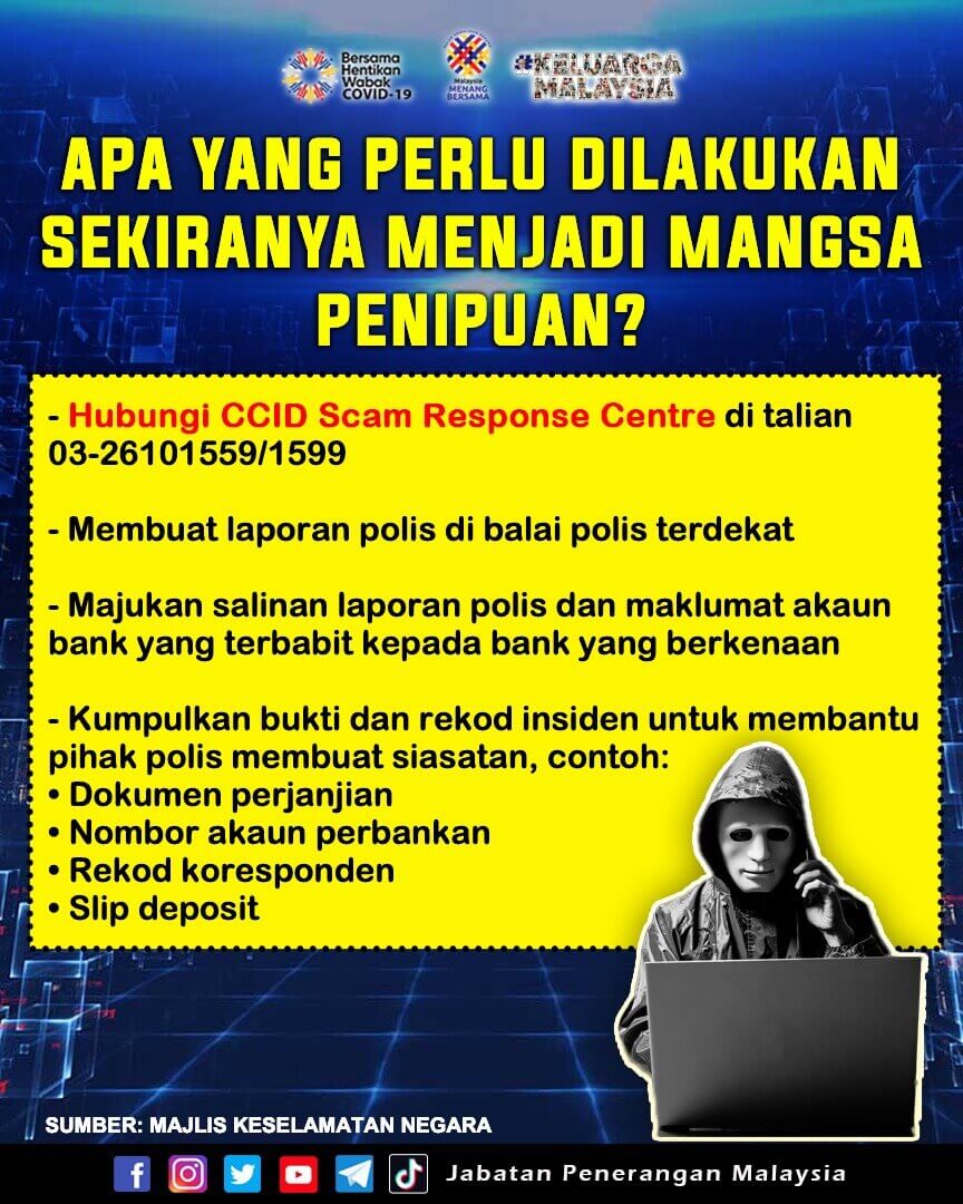 Apa Yang Perlu Dilakukan Sekiranya Menjadi Mangsa Penipuan? - Malaysiaaktif