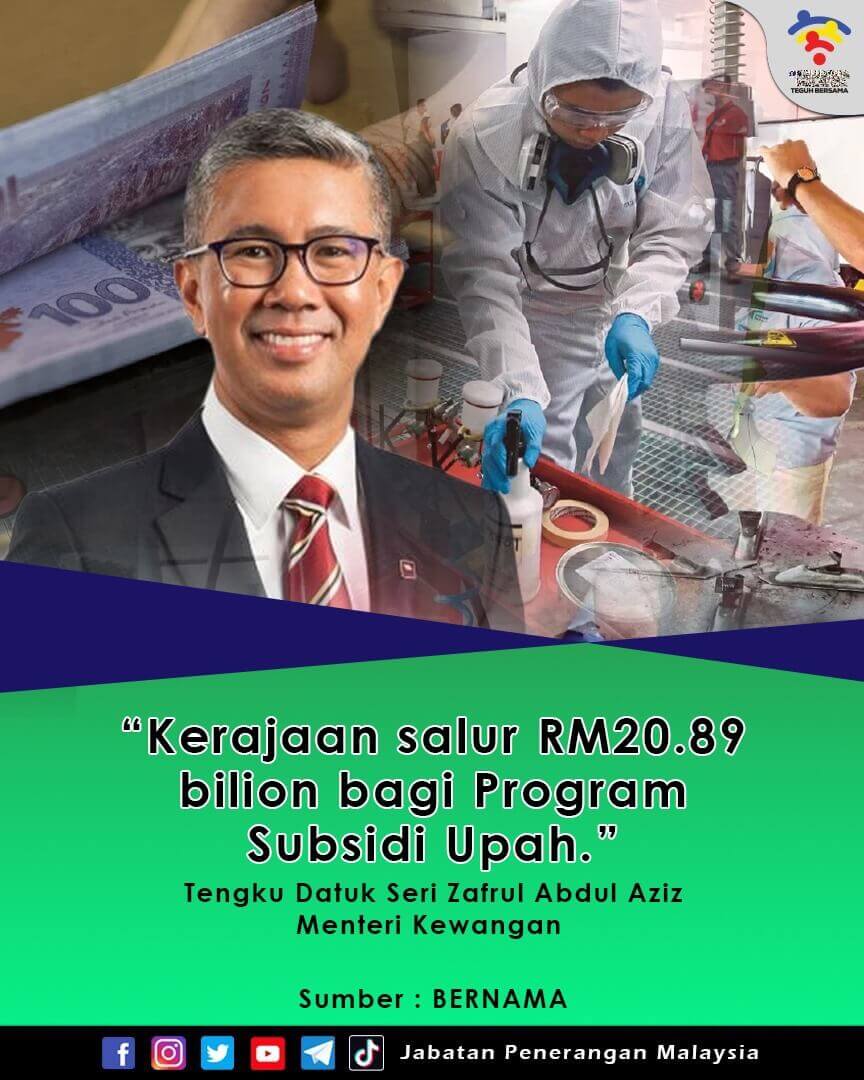 Kerajaan Salur Sejumlah Rm20.63 Bilion Kepada 357,618 Majikan Melalui ...