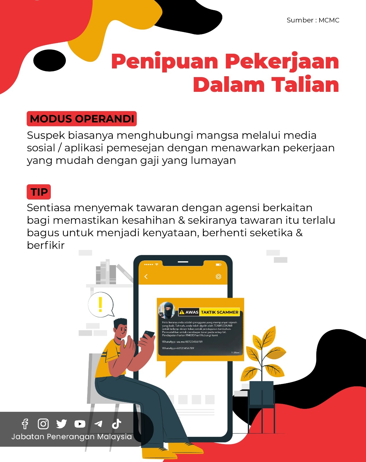 Penipuan Pekerjaan Dalam Talian - Malaysiaaktif