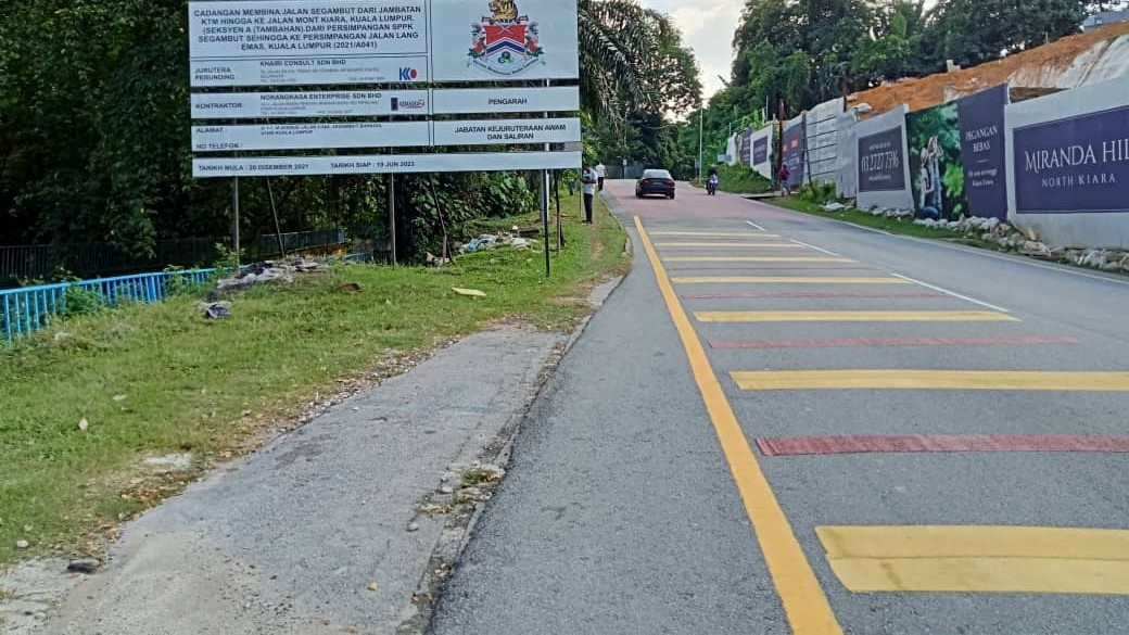 Jalan ‘Maut’ Segambut Dalam Dibaiki - Malaysiaaktif