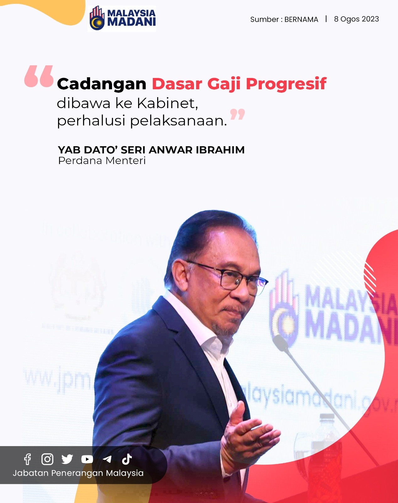 Cadangan Dasar Gaji Progresif Dibawa Ke Kabinet, Perhalusi Pelaksanaan ...