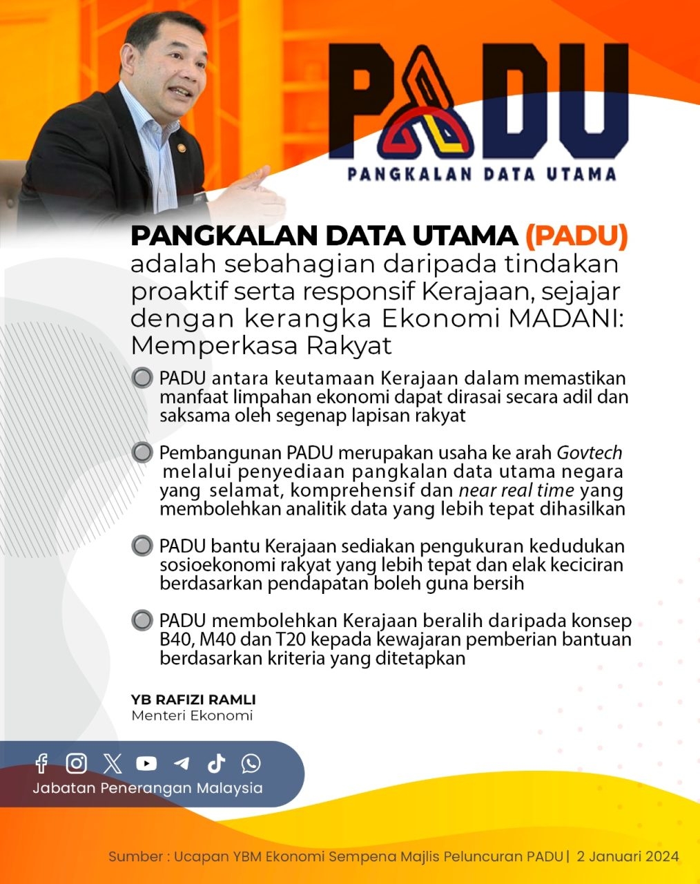 Pangkalan Data Utama Padu Malaysiaaktif 