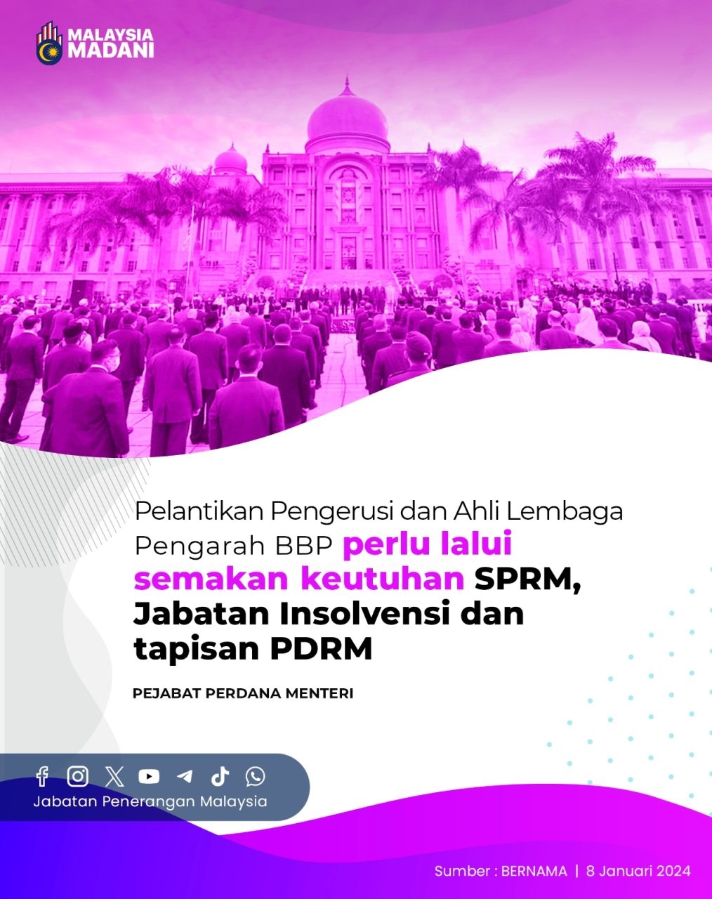 Pelantikan Pengerusi Dan Ahli Lembaga Pengarah BBP Perlu Lalui Semakan ...