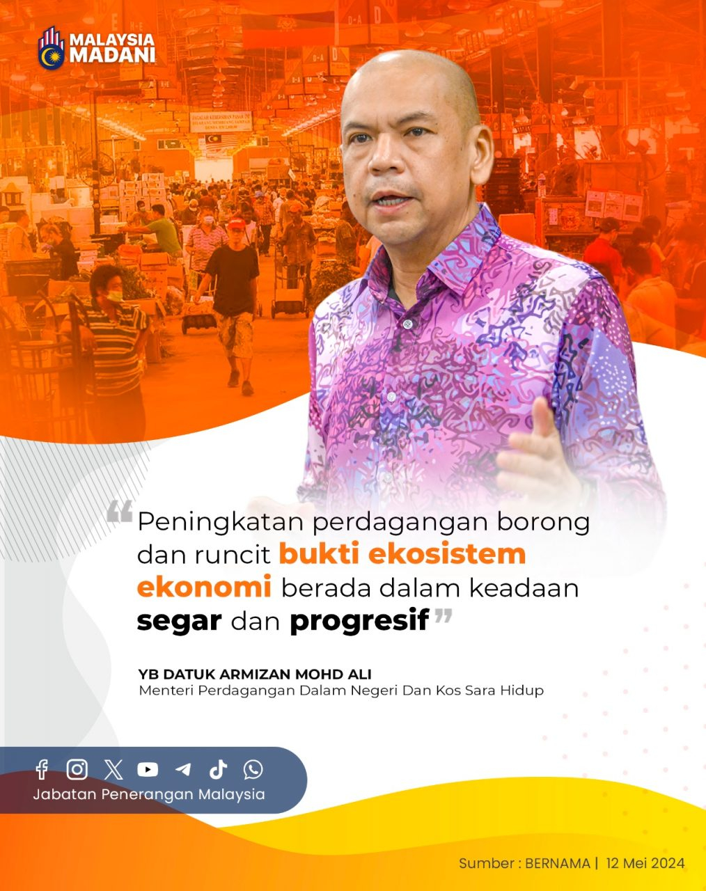 Peningkatan Perdagangan Borong Dan Runcit Bukti Ekosistem Ekonomi ...