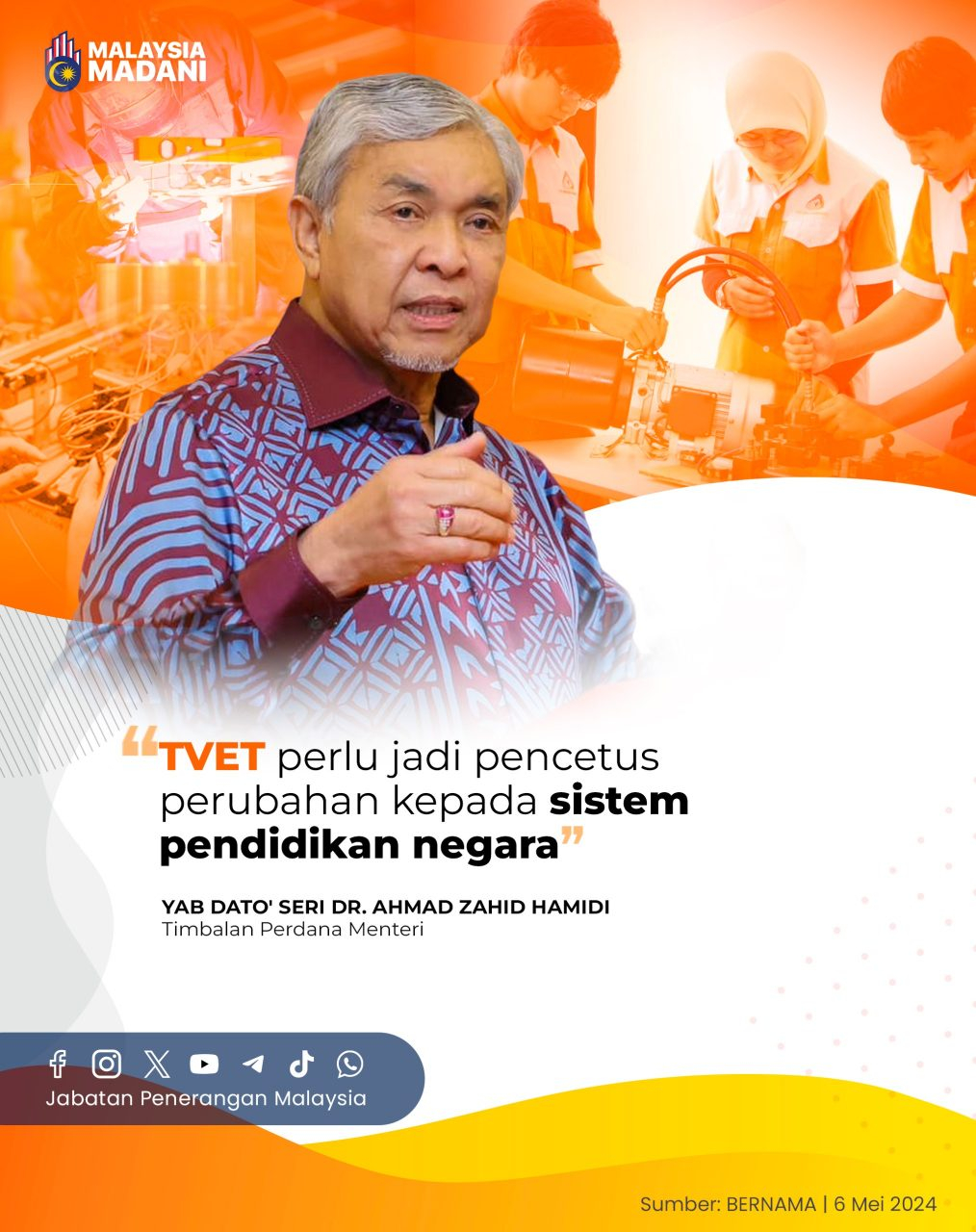 TVET Perlu Jadi Pencetus Perubahan Kepada Sistem Pendidikan Negara ...