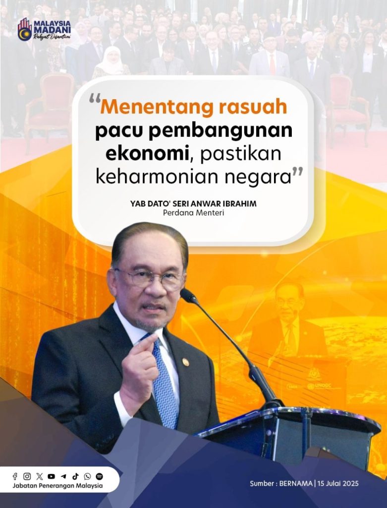 Menentang Rasuah Pacu Pembangunan Ekonomi, Pastikan Keharmonian Negara ...